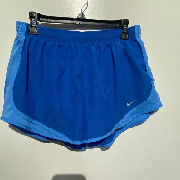 Nike Women's Blue Dri-Fit Elastic Waist Lined Athletic Shorts Size XL - Picture 2 of 6